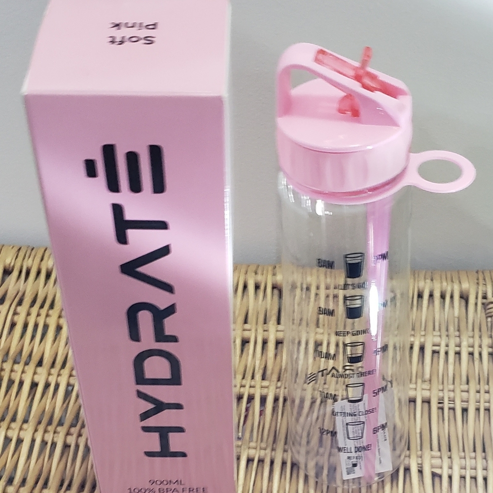 NWT-Soft Pink Hydrate Water Bottle